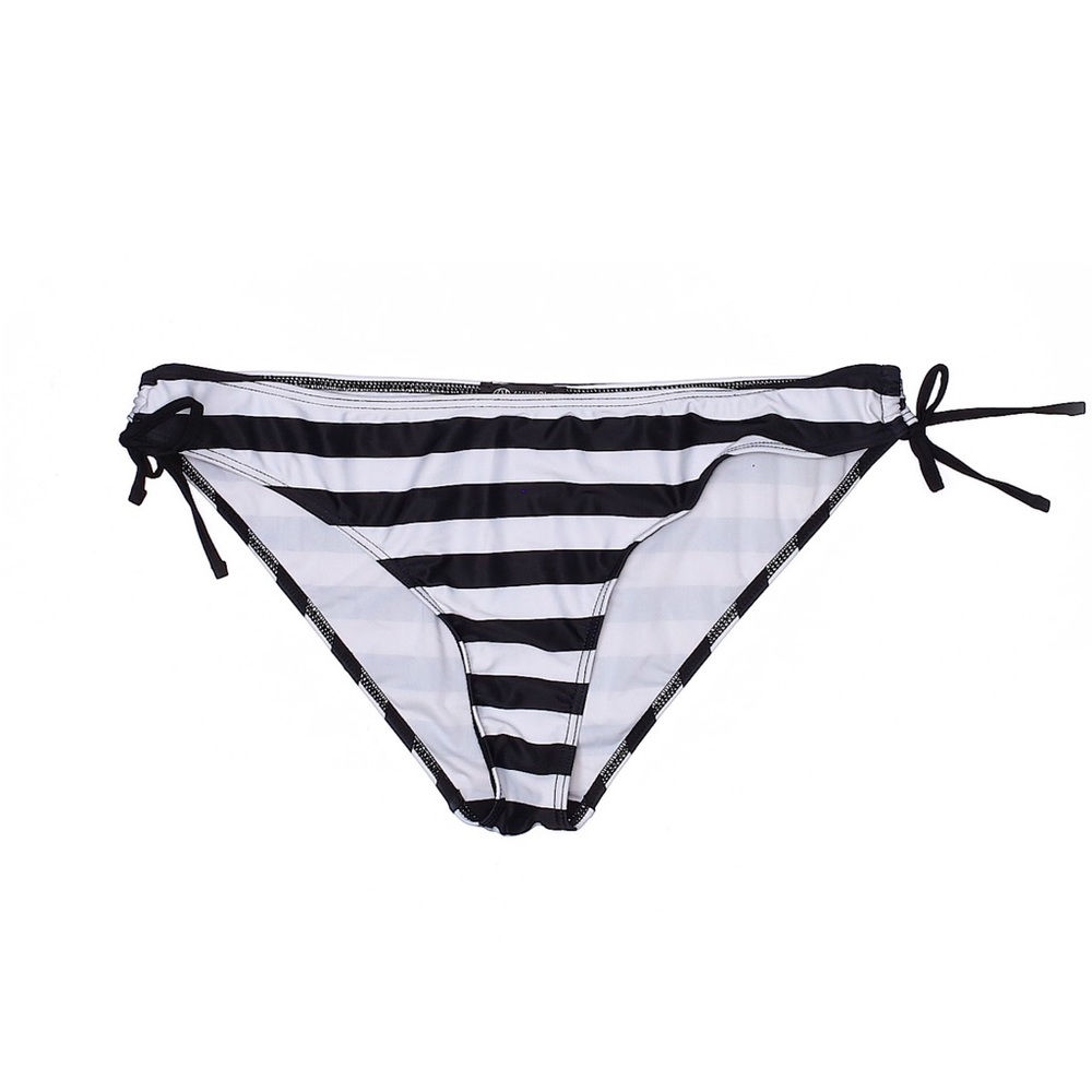 Sunnow Black & White Striped Bikini Bottom - XXXL